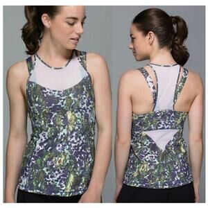 Lululemon Running In The City Workout Tank Top Size 6